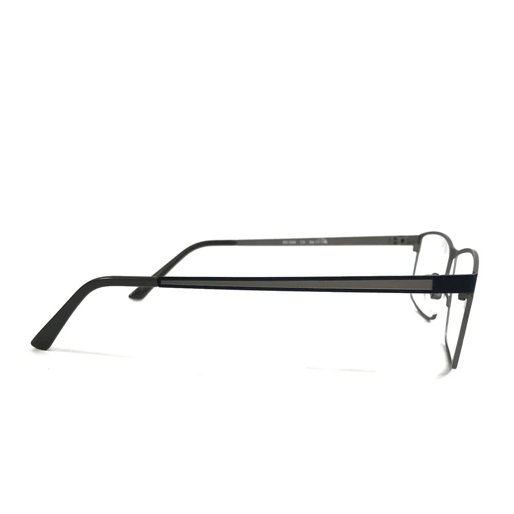 Scott Harris Eyeglasses Frames SH-646 C3 Navy Gunmetal Square 54-17-145